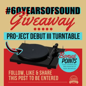 Pro ject Debut III Turntable GIVEAWAY